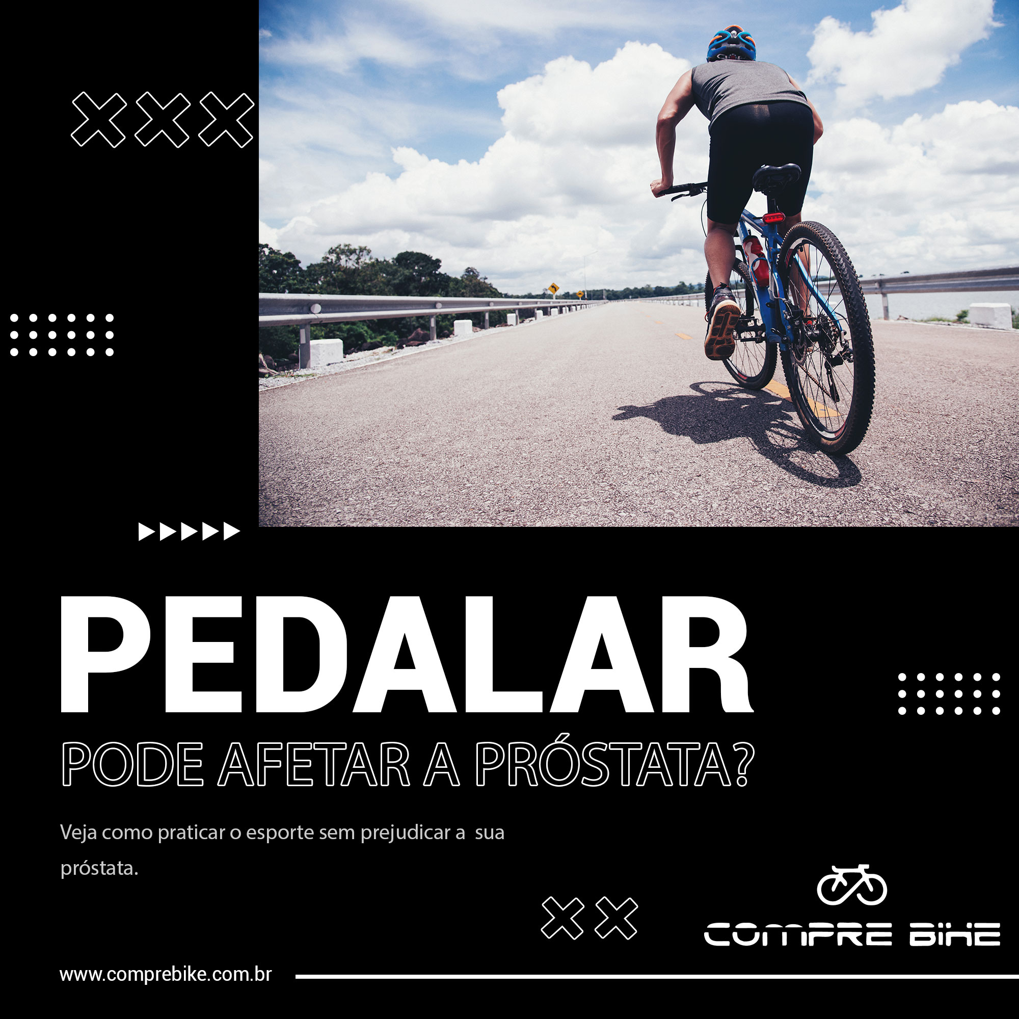 Pedalar pode afetar a Próstata?